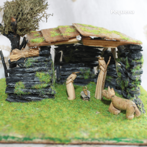 cabana pequena-presepio artesanal-feito com alma