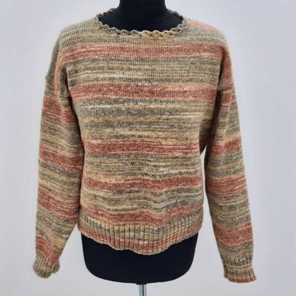 Camisola Gerbera em tricot