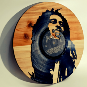 disco vinil reciclado-bob marley-feito com alma